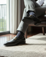 Varico Black Italian Buckle Loafer - Image 4
