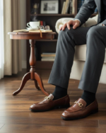 Varico Brown Italian Buckle Loafer - Image 2