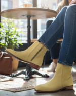 Regal Light Camel Suede Leather Chelsea Boot - Image 5