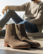 Regal Brown Suede Chelsea Boot