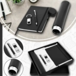 Gift Set Diary With Bottle Pen And Keychain