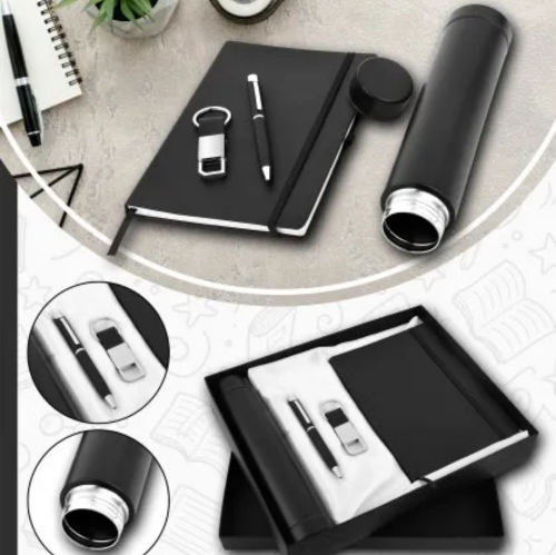Untitled design (6) Gift Set Diary With Bottle Pen And Keychain - Image 1