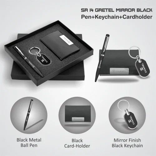 product-jpeg-500x500 (2) Corporate Gift Combo Of Ball Pen Card Holder Keychain - Image 1
